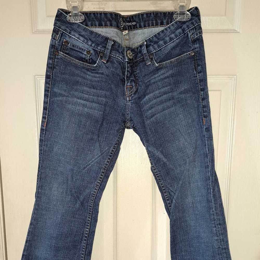 BEBE Women MID RISE JEANS